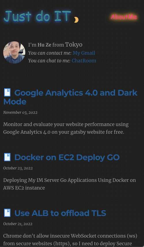 dark mode